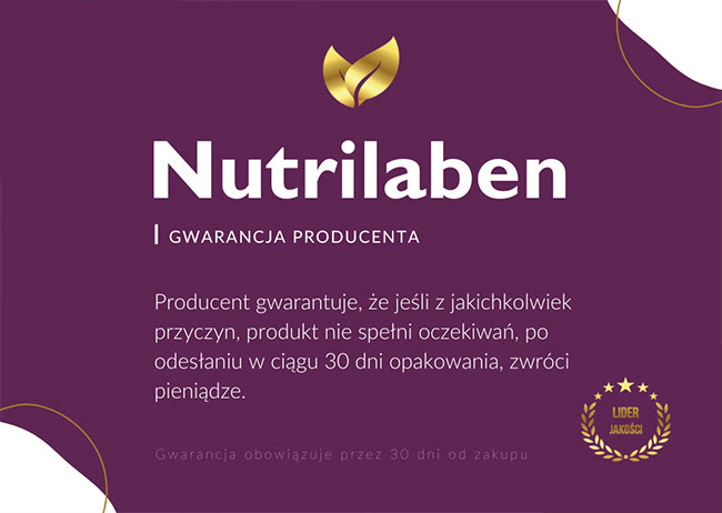 gwarancja producenta Nutrilaben